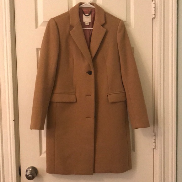J Crew Factory Camel Coat 